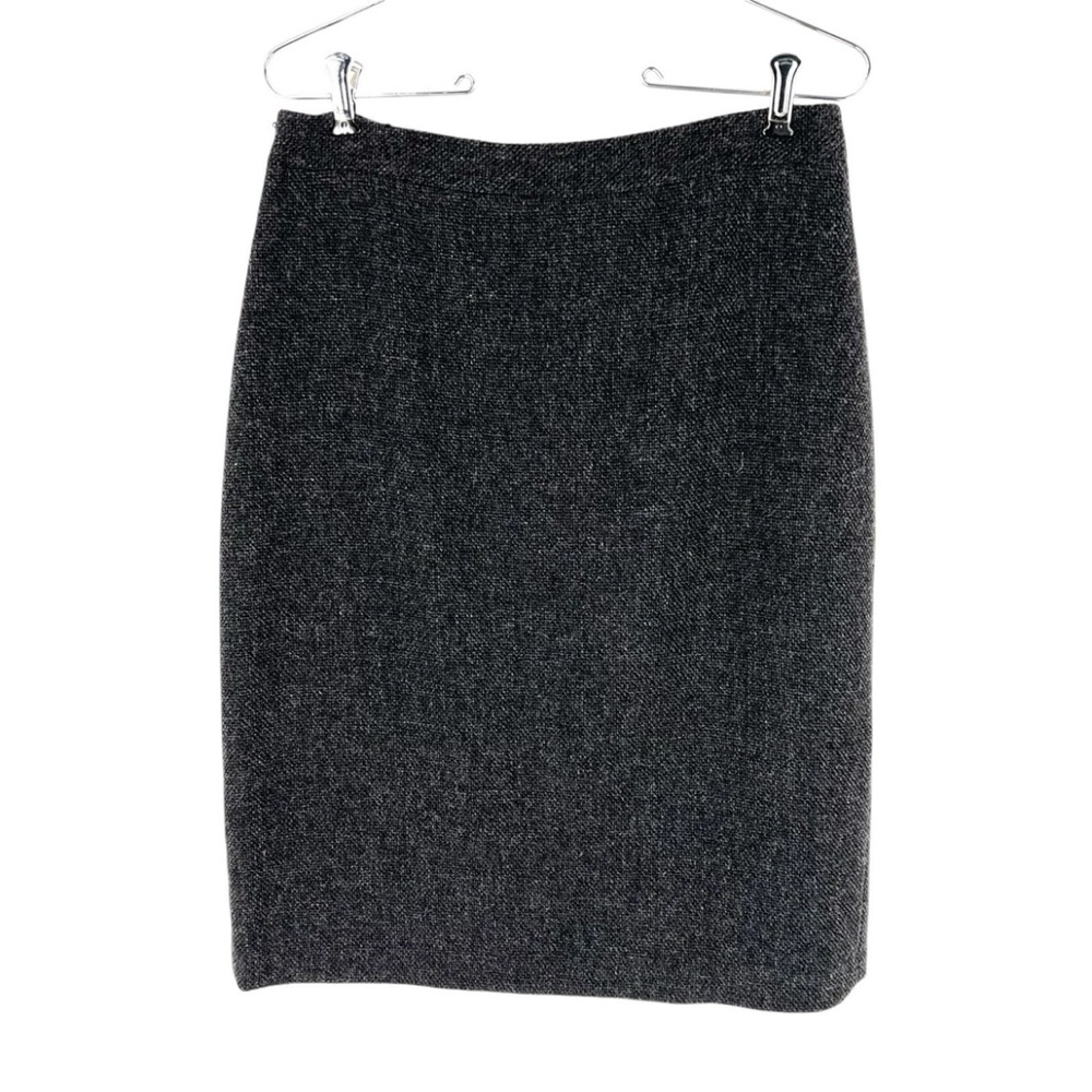 Wyeth by Todd Magill Pencil Skirt Womens Size 8 Charcoal Gray Wool Blend Lined
